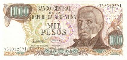 Argentína 1974-91. 11db különféle modern bankjegy T:I