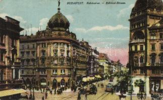 Budapest VII. Rákóczi út villamossal (Rb)