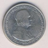1930. 5P Ag "Horthy jobbra" T:3