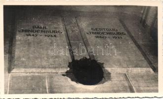 The tomb of Von Hindenburg and Gertrud Von Hindenburg