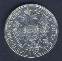 Ausztria 1886. 1Fl Ag T:2