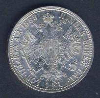 Ausztria 1889. 1Fl Ag T:2