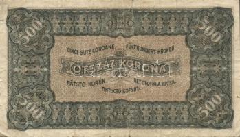 1916. 1K (2x) zöld "Deutschösterreich" felülbélyegzéssel + 1917. 2K (4x) zöld "DÖ&quo...