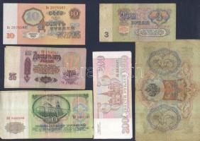 Oroszország kis vegyes bankjegy tétel, régi és modern pénzek egyaránt, összesen 19db T:vegyes