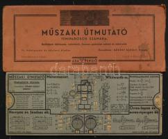 ccí 1930 Műszaki útmutató fémiparosok számára mechanikus táblázat eredeti tokkal