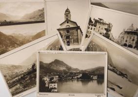 15 db századfordulós olasz városképeslap közte Dél-Tirol