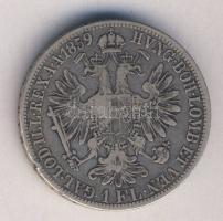 Ausztria 1859A 1Fl Ag T:3