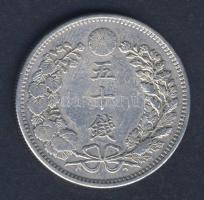 Japán 1898. 50S Ag "Mutsuhito" T:3