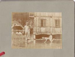 1908 Ausztria Weissensee házi készítésű fotóalbum 6 képpel / Home-made booklet with 6 photos 16x13 c...