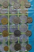 Tartalmas érme gyűjtemény, négy mappába rendezve, precízen katalogizálva, az elválasztólapokon felso...