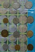 Tartalmas érme gyűjtemény, négy mappába rendezve, precízen katalogizálva, az elválasztólapokon felso...