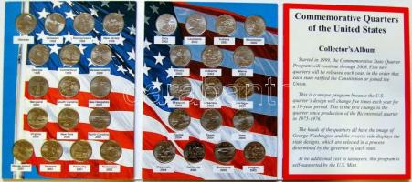 Tartalmas érme gyűjtemény, négy mappába rendezve, precízen katalogizálva, az elválasztólapokon felso...