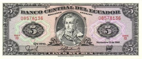 Ecuador 1988. 5S + 1993. 100S T:I
