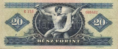 1965. 20Ft T:II+ egyszer hajtva de törve nem!