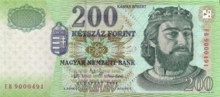 1998-2007. 200Ft 5klf évszámmal! T:I