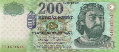 1998-2007. 200Ft 5klf évszámmal! T:I