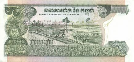 Kambodzsa 3klf bankjegy T:I