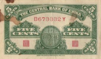 Kína 14klf bankjegy T:vegyes