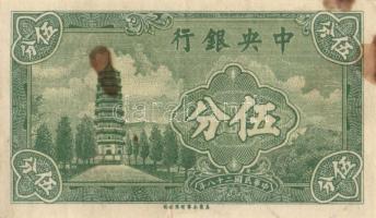 Kína 14klf bankjegy T:vegyes