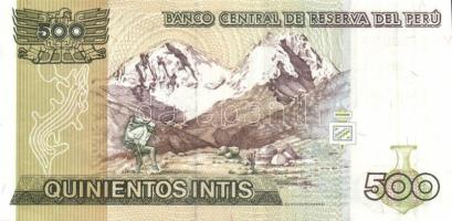 Peru 1987. 500I (2x) egymást követő sorszámmal T:I