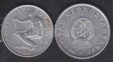 1952. 1Ft "Rákosi címer" T:2 + 1953. 50f T:2-