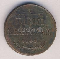 1849NB 3kr "Szabadságharc" T:2-