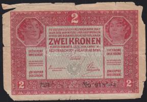 1917. 2K "7000 feletti sorozatszám!" (Tanácsköztársaság!) T:IV