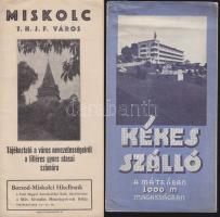 17 db háború előtti magyar utazási prospektus / 17 pre-war Hungary tourist-guides