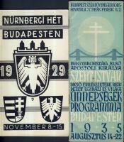 2 db háború előtti Budapest utazási prospektus / 2 pre-war Budapest tourist-guides