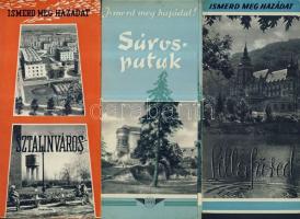 Ismerd meg hazádat: 9 db utazási prospektus / 9 Hungary tourist-guides