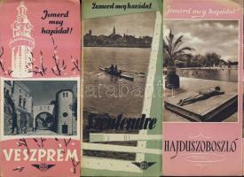 Ismerd meg hazádat: 9 db utazási prospektus / 9 Hungary tourist-guides