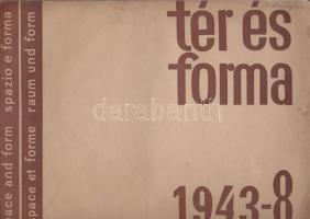 1943 Tér és forma 1943/8. száma Major Máté cikkével