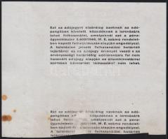 1946. 100.000AP 2db ívtöredék, hátlapi alapnyomat hiányzik RR! T:II- javított, foltos