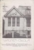 Wagner-iskola Walter Zednicek fotóművész kiállítási katalógusa az OMF Épitészeti műzeumában, benne az építészek életrajzával