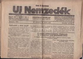 1921 Az Új nemzedék c. lap száma, benne a Lenin elleni merénylettel