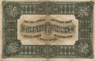 1920. 500K "Orell Füssli Zürich" T:IV+