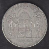 1930. 5P Ag "Horthy jobbra" T:3