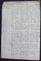 1809 A 33. "Sztáray" tüzérezred tábornoka által aláírt hivatalos levél 6 ex offo letter with the signatura of the 33th Austrian infantry regiment "Sztáray"