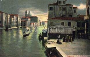 1910. Velencei színes képeslap,  Schima Bandinak címezve