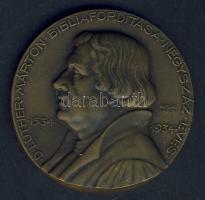1934. "D.Luther Márton Bibliafordítása négyszáz éves" Br emlékérem szign.:Berán Lajos T:2