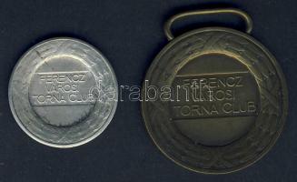 CCa. Századforduló DN "Ferencz Városi Torna Club" Br díjérem pár Szign.Berán Lajos T:2