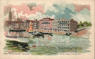 Venice Hotel Sandwirth litho