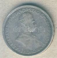 1896. 1K Ag "Millenium" T:3 kis ph.