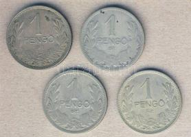 1926-38. 1P Ag (4x) különféle évszámmal T:2/3,3