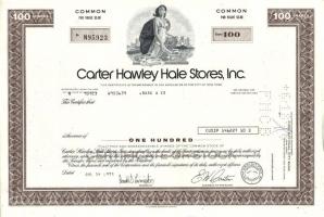 USA / Los Angeles 1975. Carter Hawley Hale Stores Inc. kiskereskedelmi lánc részvénye T:I