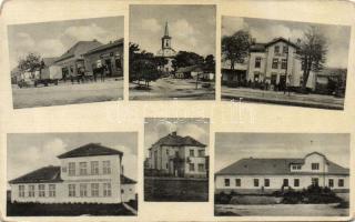 Köbölkút with the restaurant of Ferenc Barta and railway station (EB)