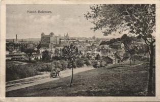 Mladá Boleslav with automobile