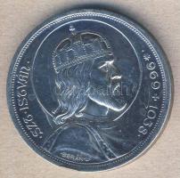 1938. 5P "Szent István" Ag T:2 apró ph.