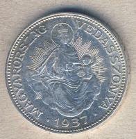1937. 2P Ag "Madonna" T:2 kis ph.