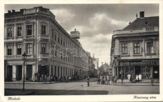 Miskolc Kazinczy utca a zsinagógával